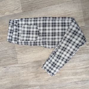 Ultra High Rise Plaid Jeggings